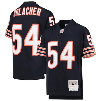youth mitchell and ness brian urlacher navy chicago bears 2